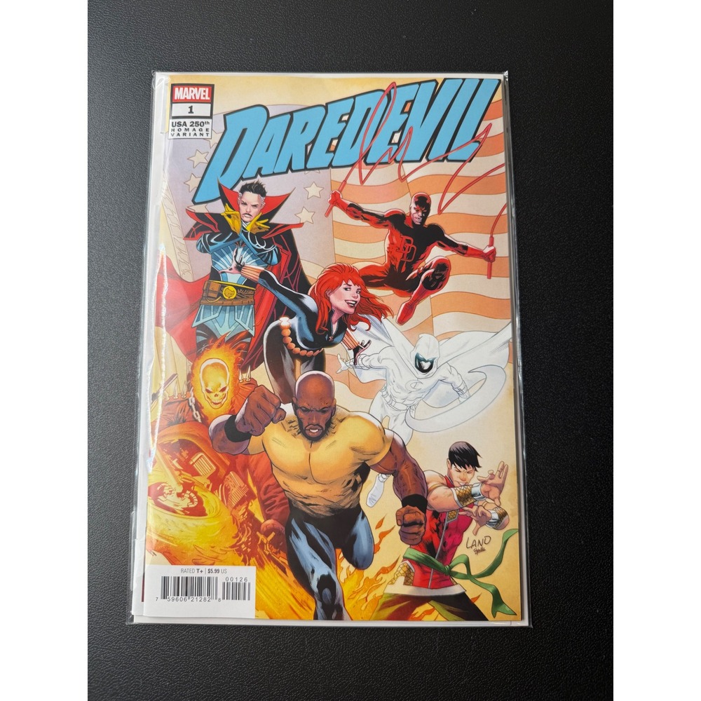 Marvel Daredevil 1 USA 250th Homage Variant Greg Land Cover‎ Modern Age Comic